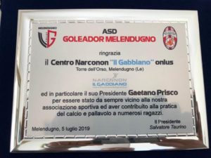 Narconon Gabbiano - riconoscimento