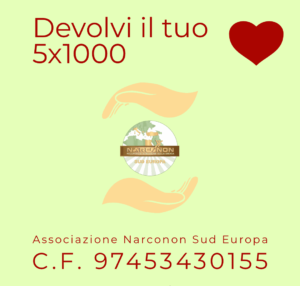 Devolvi il tuo 5x1000. Associazione Narconon Sud Europa